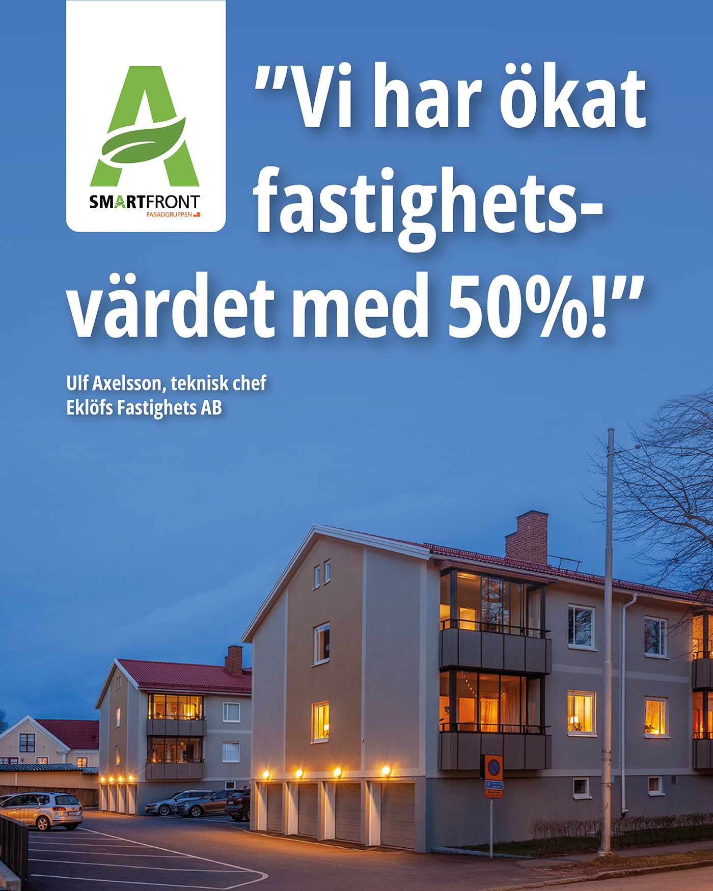 Smartfront Hus Med Citat 3